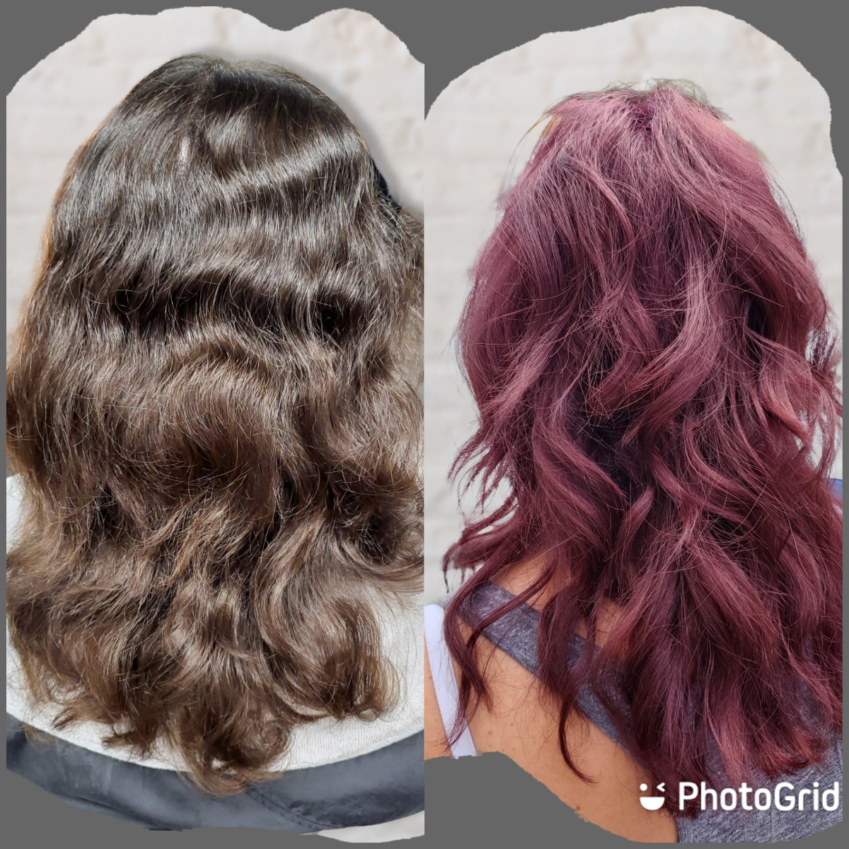 person getting hair dyed